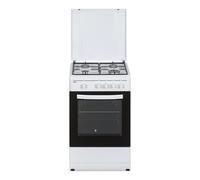 Svan Fornello a Gas Butano con Forno Gas 55 Litri Bianco SKG4500TM. 4 zone di cottura, forno con griglia, kit conversione gas naturale, finitura in smalto bianco