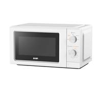 Svan Microondas 19 Litros Básico Blanco SMW19700. 700W, 5 Niveles de Potencia, Modo Descongelación, Revestimiento Interior, Fácil Limpieza, Temporizador 30min.