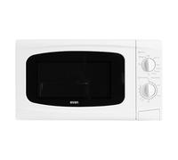 Svan Microondas 20 Litros con Grill Blanco SMW2700G. 700W, Grill 1000W, 9 Programas, Modo Descongelación, Revestimiento Interior, Fácil Limpieza, Temporizador 35min.