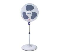 SVAN Ventilatore da terra bianco e blu SVP401600OBA. 3 velocità, 3 pale,