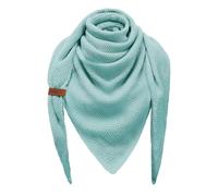 Svanco Sciarpa Donna Triangolo a Maglia Inverno - Grande e Lunga, Leggera con Fazzoletto Morbido Triangolare, Calda a Tinta Unita per Signore e Ragazze (200 x 80 cm)