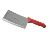 Svanera, coltello mannaretta per ossa cm 20, manico nylon, rosso