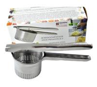 Svanera schiacciapatate in acciaio inox foro 3 mm qualità pesante