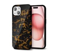 Svanove Custodia Con Stile di Conchiglia di Tartaruga per l'iPhone 15, Design di Motivo Animale Con Motivo di Ambrosia, Retro e di Lusso, Motivo Stylish Y2K, Copertura in Plastica Resistente