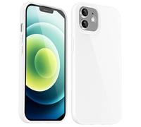 Svanove Custodia in silicone per iPhone 12/12 Pro, lucida in morbido gel di gomma morbida gelatina, graziosa custodia protettiva in plastica semplice, per donne e ragazze, sottile, flessibile e