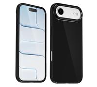 Svanove Custodia in silicone per iPhone 17 Air, lucida e morbida gomma gel gelatina protettiva in plastica semplice tinta unita custodia per telefono per donne e ragazze, sottile e flessibile antiurto