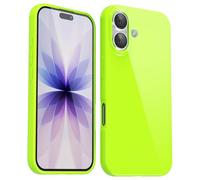 Svanove Custodia in silicone per iPhone 17, in gel di gomma morbida lucida gelatina carina protettiva in plastica semplice semplice custodia per telefono per donne ragazze, sottile flessibile antiurto