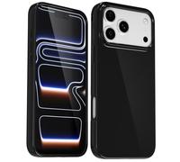 Svanove Custodia in silicone per iPhone 17 Pro Max, lucida e morbida gomma gel gelatina protettiva in plastica semplice tinta unita custodia per telefono per donne ragazze, sottile flessibile antiurto