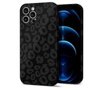 Svanove Custodia per iPhone 12 Pro Max con stampa ghepardo, custodia per telefono con motivo leopardato Y2K in plastica rigida per donne e ragazze, custodia estetica con design animale da ragazza con