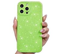 Svanove Custodia per iPhone 14 Pro Max con glitter, scintillante e carina da ragazza, luccicante e brillante, custodia per telefono da donna, glitterata sottile e sottile in morbida gomma di silicone