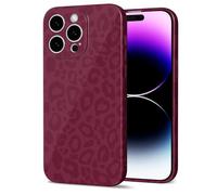 Svanove Custodia per iPhone 14 Pro Max con stampa ghepardo, custodia per telefono con motivo leopardato Y2K in plastica rigida per donne e ragazze, custodia estetica con design animale da ragazza con