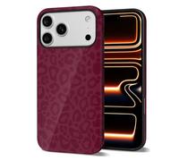 Svanove Custodia per telefono con stampa ghepardo per iPhone 17 Pro, custodia leopardata carina da donna, design di lusso alla moda retrò con stampa animale, modello estetico Y2k custodia in plastica