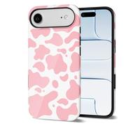 Svanove Custodia per telefono con stampa mucca per iPhone 17 Air Case Girly, custodia per donne e ragazze, design di lusso alla moda retrò con stampa animale, modello estetico Y2k custodia in plastica
