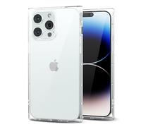 Svanove Custodie per iPhone 14 Pro Trasparente Quadrato, Quadrato Rettangolo Custodia per Telefono Protezione per Fotocamera, Sottile Silicone Antiurto Guscio Morbido, Trasparente