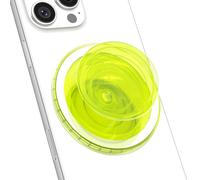 Svanove Impugnatura magnetica per telefono compatibile con Magsafe, Mag Safe Traslucida Clear Grip Cavalletto pieghevole per iPhone, Samsung Pixel, grazioso supporto rimovibile in silicone trasparente
