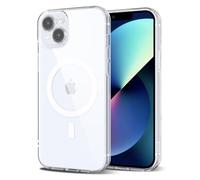 Svanove per iPhone 13 Cover Compatibile con MagSafe, Trasparente Magnetica Protezione della fotocamera Custodia, Sottile Silicone Antiurto Anti-Graffio Custodia Case, Trasparente