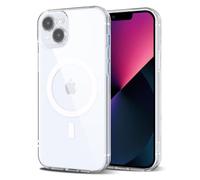 Svanove per iPhone 13 Mini Cover Compatibile con MagSafe, Trasparente Magnetica Protezione della fotocamera Custodia, Sottile Silicone Antiurto Anti-Graffio Custodia Case, Trasparente