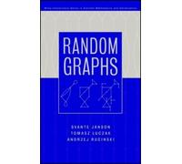 Svante Janson Tomasz Luczak Andrzej Rucinski Random Graphs (Copertina rigida)