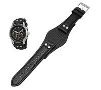 Svapo Bracciale in vera pelle per Fossil CH2592 CH2564 CH2565 CH2891CH3051 da uomo, 22 mm, 20mm, Agata