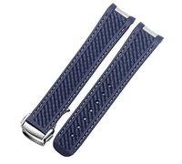 Svapo Per Omega Seamaster 300 AT150 Aqua Terra Ultra Light 8900 Series 20mm Silica Gel Watchband(Beige)