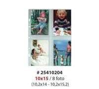 SVAR Busta Photolux Multiprint ad anelli per foto 10x15/8 -25 pezzi - 25410204
