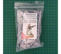 Svargan Shock Soldati 10 Donna Squadra #70042 Galaxys Finest Victoria Miniature