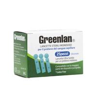 Greenlan Lancette Sterili Monouso, 25 Lancette
