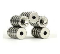 Svasata 20mm x 6.4mm x 5mm Neodimio Anello Magneti N35 1-100 Pezzi Fai da Te