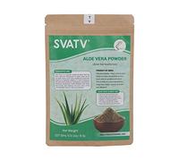 SVATV Natural Aloe Vera Powder For Face Pack - Glowing Lenisce E Rinfresca La Pelle, Luminosità Naturale, Migliora L'elasticità Ricco Balsamo Per La Cura Della Pelle E Dei Capelli 227g