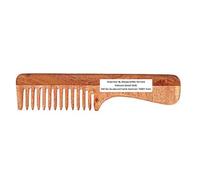SVATV Pettine al cerchietto per capelli spessi, ricci e ondulati, non statico ed ecologico con denti larghi per capelli scremati (N-74)