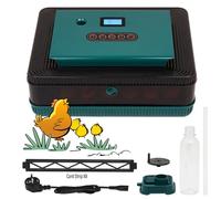 Svauoumu Incubatrice Automatica da 25 Uova con Display Led Multifunzione, Rovesciamento Automatico Delle Uova e Controllo Della Temperatura e Dell'Umidità, Adatta Per la Cova di Polli, Anatre e Oche