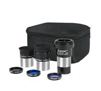 Svbony SV233 Kit Accessori per Telescopio Astronomico, Oculare PLOSSL da 6 mm, 17 mm, 2 Lenti di Barlow, Filtro Lunare, Filtro ND4, Filtro Colorato 82A, con Borsa Portatile
