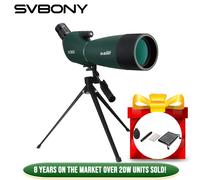 Svbony SV28 Cannocchiale 50/60/70/80mm Zoom potente con treppiede impermeabile, attrezzatura da campeggio, tiro al bersaglio, osservazione degli uccelli
