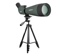 Svbony SV28 - Cannocchiale da 25-75 x 100 mm con treppiede, ampio campo visivo, immagini chiare e luminose, HD Bak4 FMC Spotter Scope con adattatore per smartphone, per tiro al bersaglio bird watching