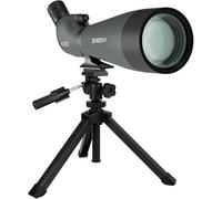 Svbony SV28 - Cannocchiale da 25-75 x 100 mm con treppiede, ampio campo visivo, immagini chiare e luminose, HD Bak4 FMC Spotter Scope con adattatore per smartphone, per tiro al bersaglio bird watching