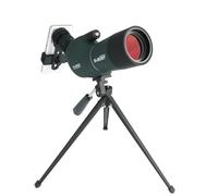 Svbony SV28PLUS Cannocchiale, con Treppiede, 15-45x50mm HD BAK4, A5 Rosso Vino FMC Impermeabile,Cannocchiale Terrestre con Adattatore Telefono Borsa, per Tiro a Segno Tiro, con l'arco Birdwatching