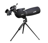 SVBONY Telescopio SV28 con treppiede, 25-75 x 70 mm, ad alta potenza, per birding, HD, impermeabile IP65, angolato, con borsa per il trasporto, adattatore per telefono per caccia, tiro al bersaglio