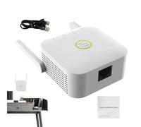 SVCEQZE Amplificatore di segnale Extender WiFi,Amplificatore WiFi | Amplificatore Internet wireless più veloce,Estensore di portata WiFi bianco, amplifica il segnale per hotel, copertura a lungo