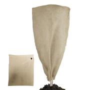 SVCEQZE Coperture Antigelo per Piante,Coperta con Cordino,Protettore per Piante Invernale in Lino Traspirante con Cerniera - per Albero da Frutto Arbusto di Bacche Coniglio Scoiattolo