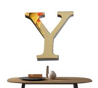 SVCEQZE Decorazione da parete con lettere 3d | acrilico 3D autoadesivo - Adesivi murali a specchio Lettera, Home Decor Letter Sign, Art Sticker Decal per la decorazione domestica fai-da-te Oro chiaro