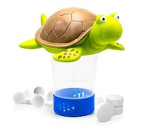 SVCEQZE Dispenser di cloro galleggiante in PVC, per piscina, spa, vasca idromassaggio | galleggiante dosatore per piscina, prodotti chimici galleggianti