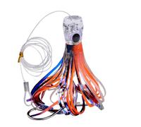 SVCEQZE Esca da troll - Esca per tonno per acqua salata, esca da traino, attrezzatura da in mare profondo, trota, pesce persico, kayak notte pescatore