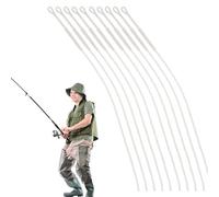 SVCEQZE Leader delle linee di mosca, Leader di pesca - Lenze da pesca a mosca da 10 pezzi leggeri e versatili | Linee da, compatti per la a per appassionati di sul lago