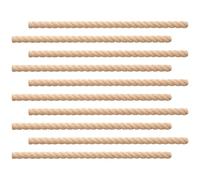 SVCEQZE Listelli decorativi in legno | modanature decorative in legno | 10 pezzi non trattati per armadio parete porta specchio mobili armadio cassettiera