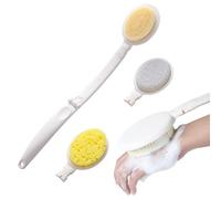 SVCEQZE Ripasso a manico lungo per doccia, pennello per la doccia per il corpo | SCRUBBER BAMPO PULIZIONE DI BRISTLE SOFTLE - Applicatore di lozione posteriore leggera Exfoliante per adulti per adulti