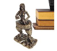 SVCEQZE Statua di perdita di peso, statua dimagrante, statuetta da donna, per yoga, prendere un per intagliare te stesso. Scultura decorativa, artigianato della stanza, decorazione da