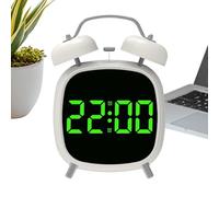 SVCEQZE Sveglia Per Chi Dorme Profondamente - Sveglie Digitali Ad Alta Voce,Timer Sonoro Con Luce LED,per Interni Casa Cucina Bagno Asilo Aula Esterna