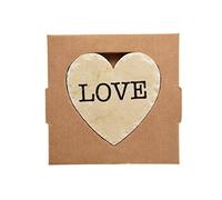 SVE Stoneheart Cuore di Pietra, Marmo, Capital Love, 10x10x2 cm