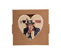 SVE Stoneheart Cuore di Pietra, Marmo, Uncle Sam, 10x10x2 cm