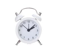 Sveglia a doppia campana forte a batteria, ideale per chi dorme pesantemente, elegante orologio da comodino per camera da letto e decorazione della casa, facile da impostare con display chiaro